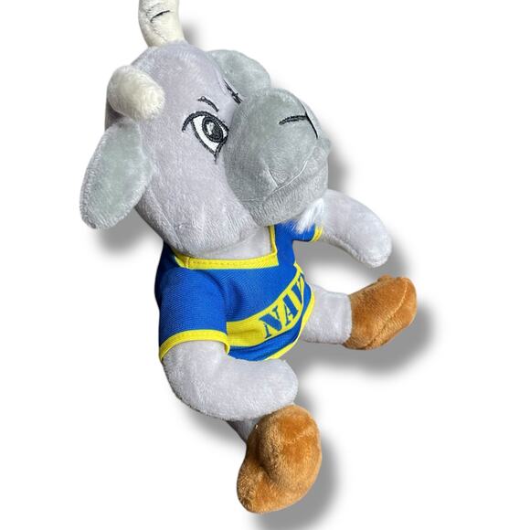 US Navy Mascot Plush Bill Billy Goat Navy Shirt Stuffed Animal Semper Fortis 7” - Picture 5 of 13